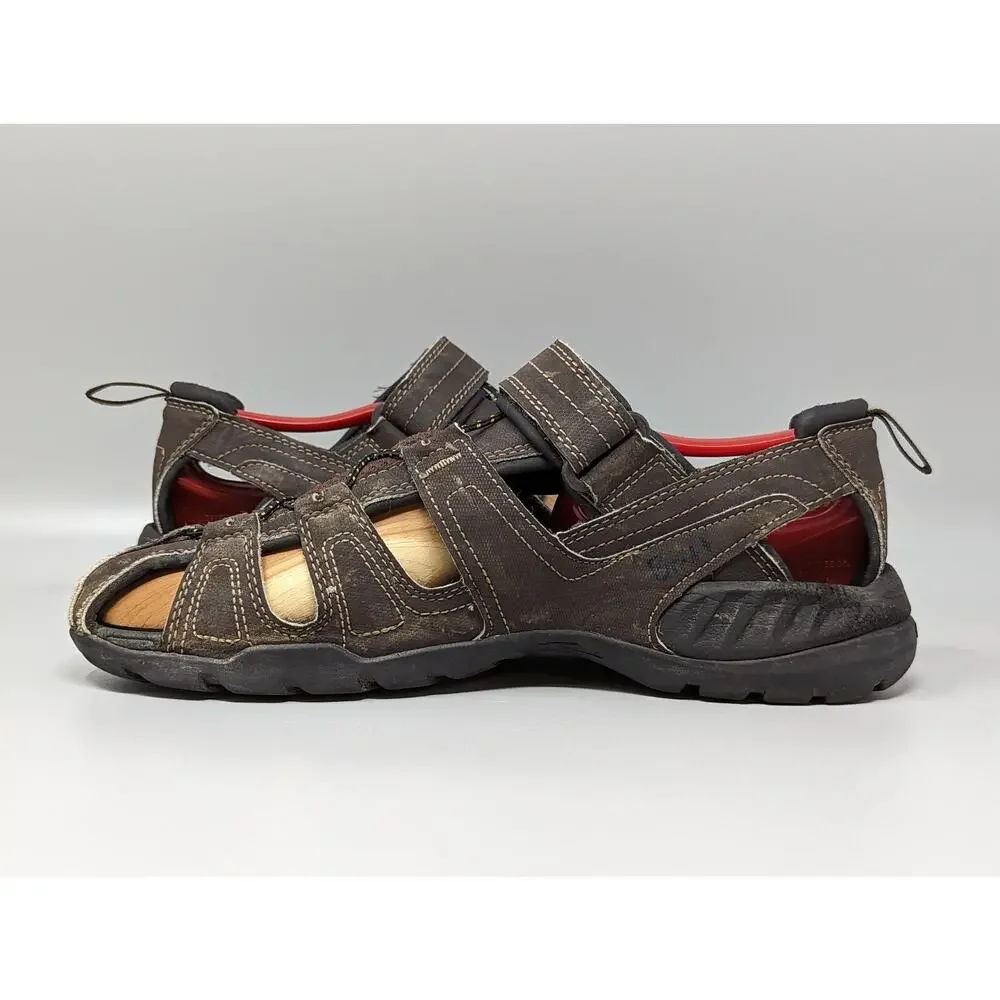 Teva Men's Forebay Fisherman Sandal Shoe Brown Hiking Adjustable 1001116 Size 8